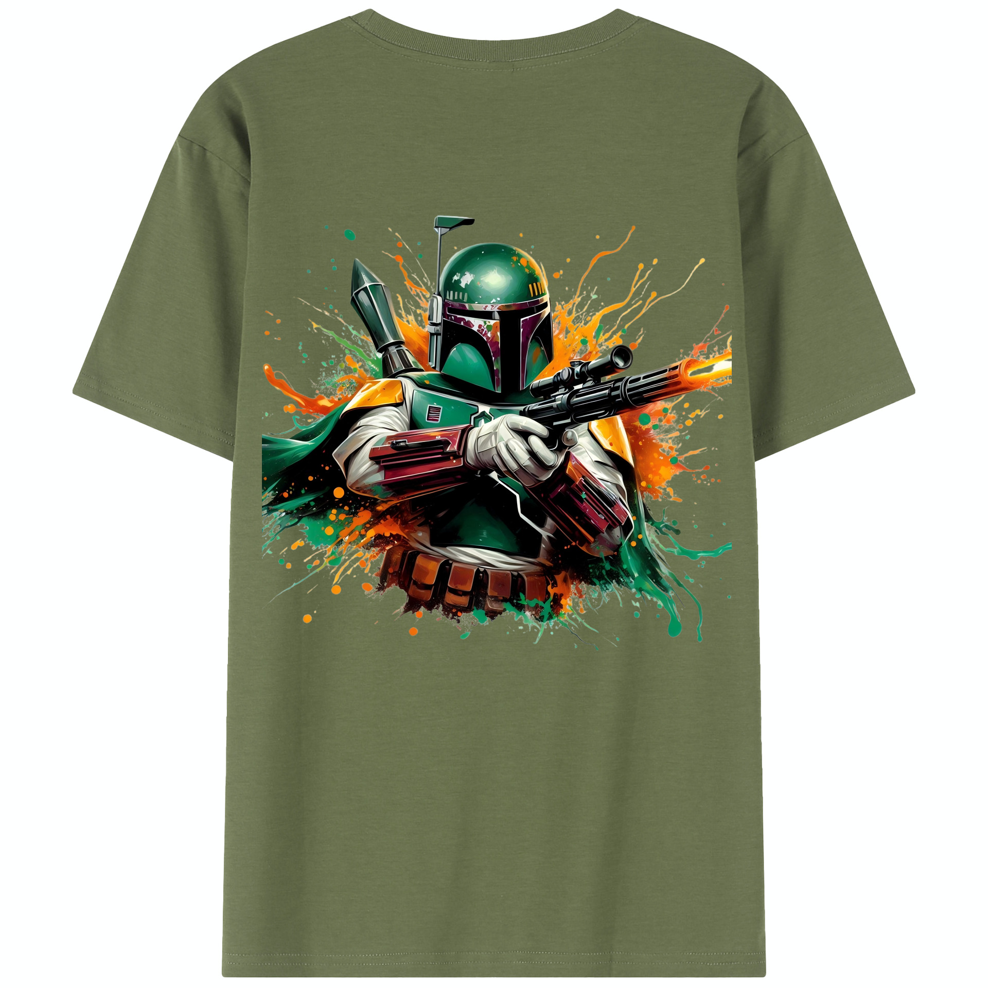 （画像用） スター・ウォーズ Star Wars 綿100％半袖Tシャツ（背面プリント）